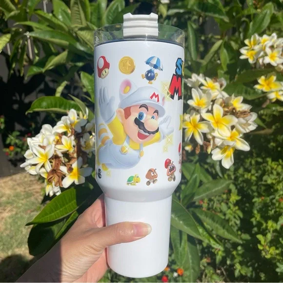 Disney Belle,Winnie the pooh,Barbie,SuperMario,Hello Kitty 40 oz Tumbler… - Picture 4 of 16